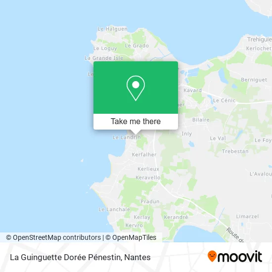 La Guinguette Dorée Pénestin map