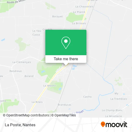 La Poste map