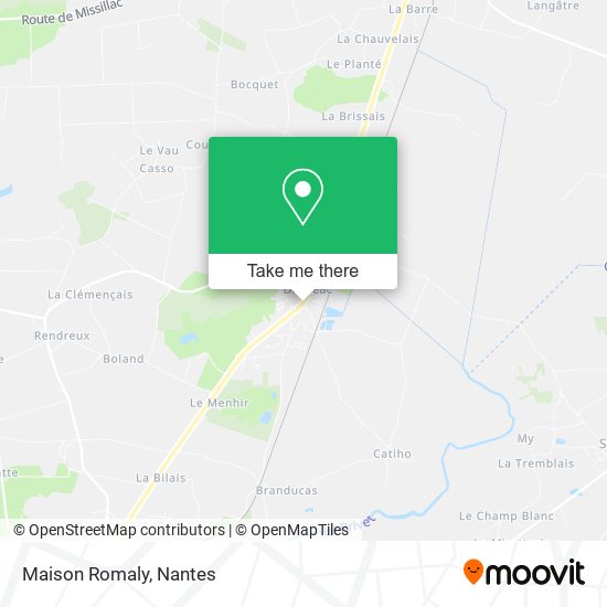 Maison Romaly map