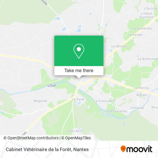 Cabinet Vétérinaire de la Forêt map