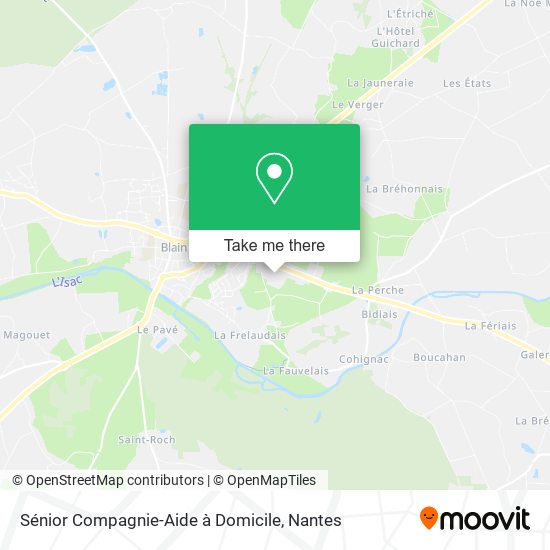 Sénior Compagnie-Aide à Domicile map
