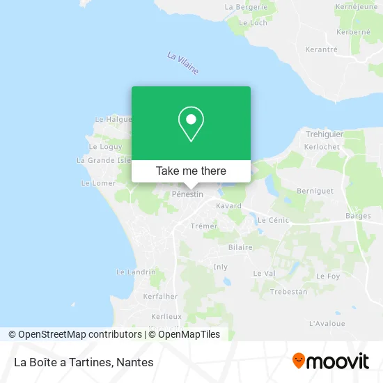 La Boîte a Tartines map