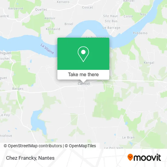 Chez Francky map