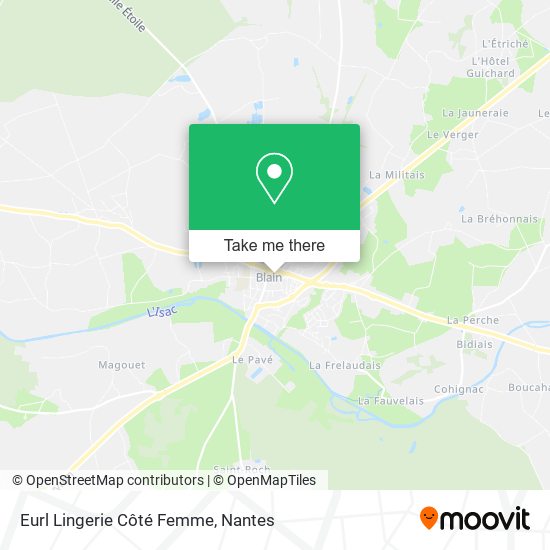 Eurl Lingerie Côté Femme map