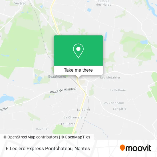 E.Leclerc Express Pontchâteau map