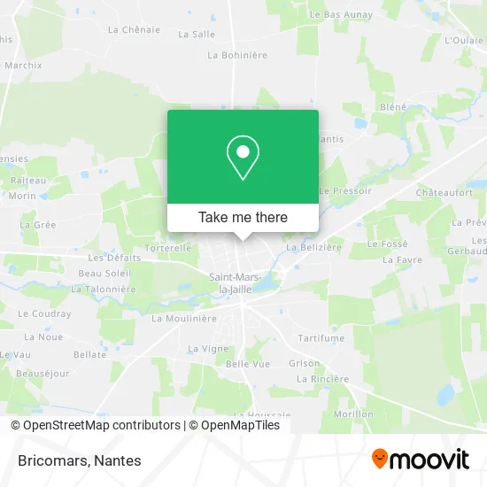 Mapa Bricomars