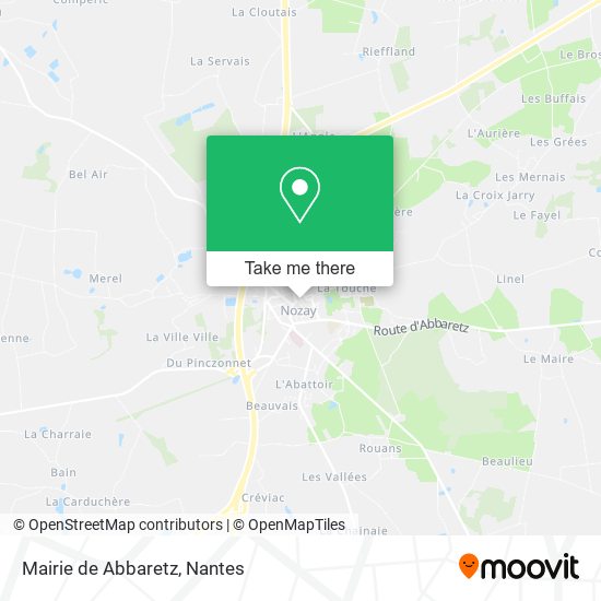 Mairie de Abbaretz map