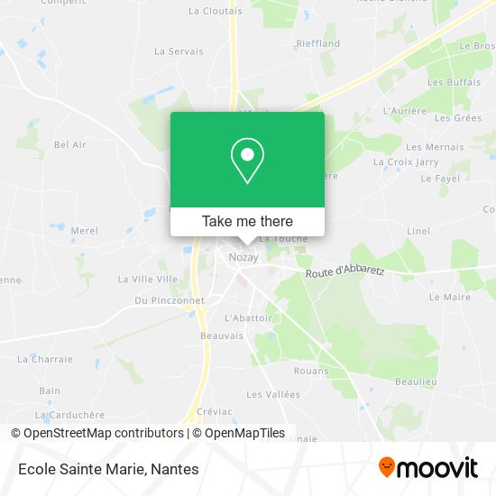 Ecole Sainte Marie map