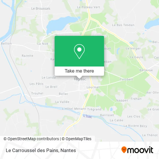 Le Carroussel des Pains map