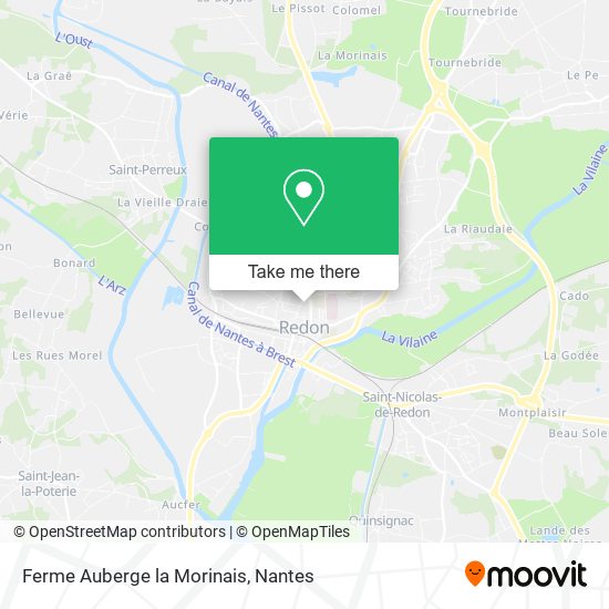 Ferme Auberge la Morinais map