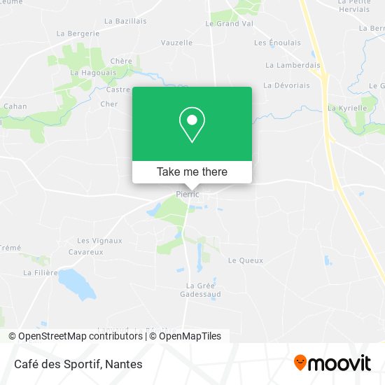 Café des Sportif map