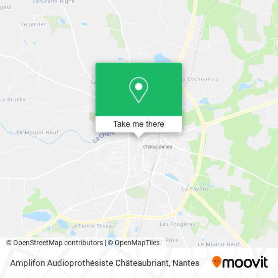Amplifon Audioprothésiste Châteaubriant map