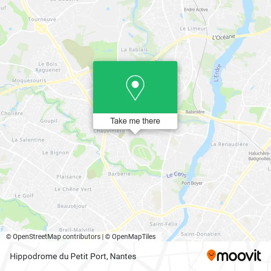 Mapa Hippodrome du Petit Port