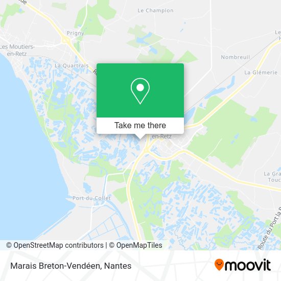 Marais Breton-Vendéen map