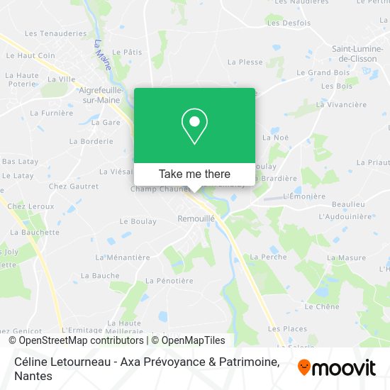 Céline Letourneau - Axa Prévoyance & Patrimoine map