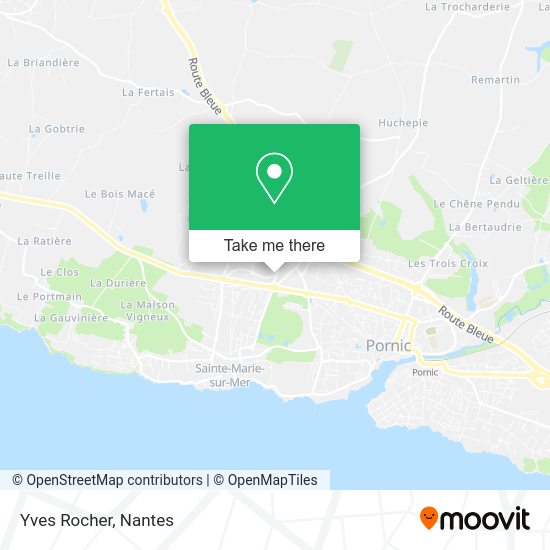 Yves Rocher map