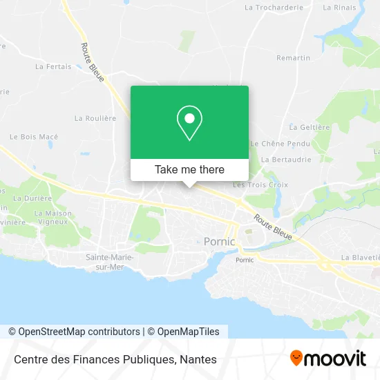 Mapa Centre des Finances Publiques