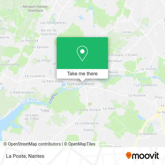 La Poste map