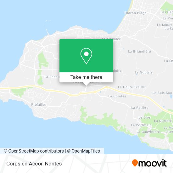 Corps en Accor map