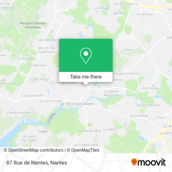 Mapa 87 Rue de Nantes