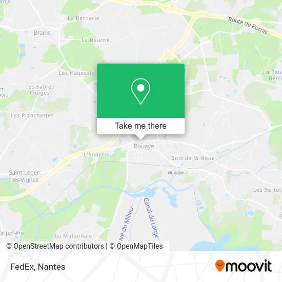 FedEx map