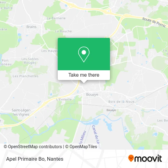 Mapa Apel Primaire Bo