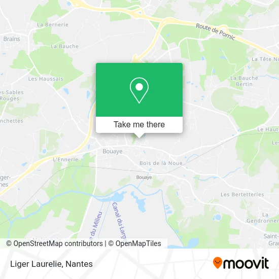 Liger Laurelie map