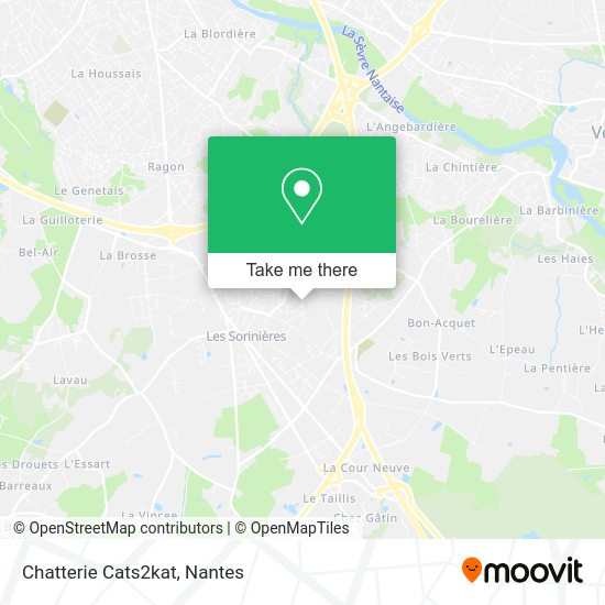 Chatterie Cats2kat map