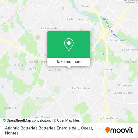 Atlantic Batteries Batteries Énergie de L Ouest map