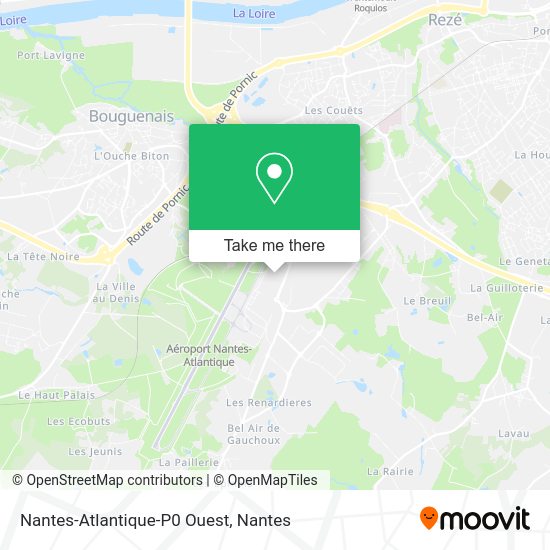 Nantes-Atlantique-P0 Ouest map