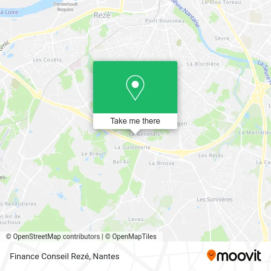 Finance Conseil Rezé map