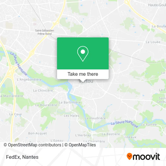 FedEx map