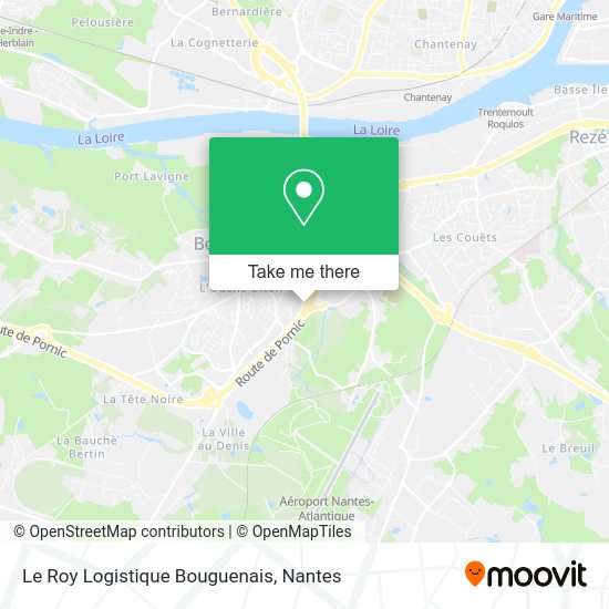 Le Roy Logistique Bouguenais map