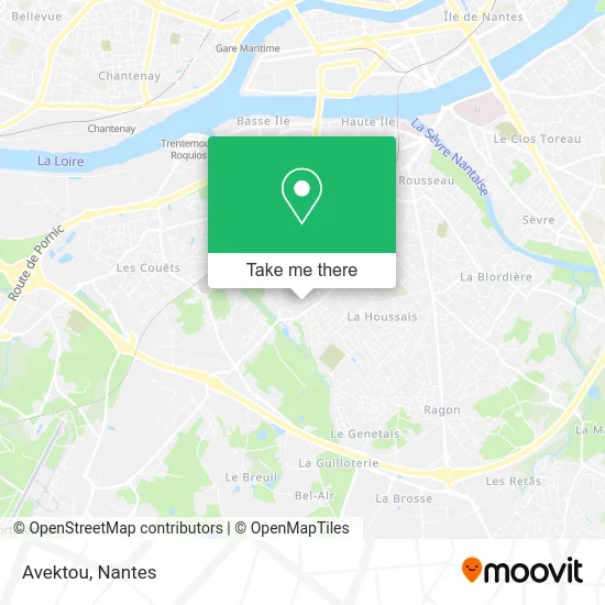 Mapa Avektou
