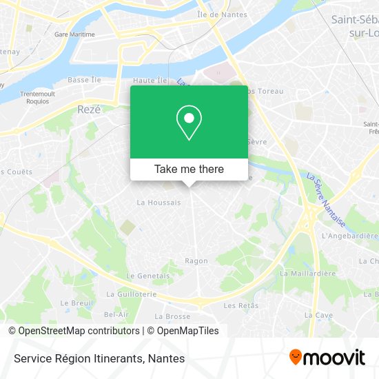 Service Région Itinerants map