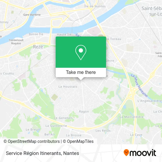 Service Région Itinerants map