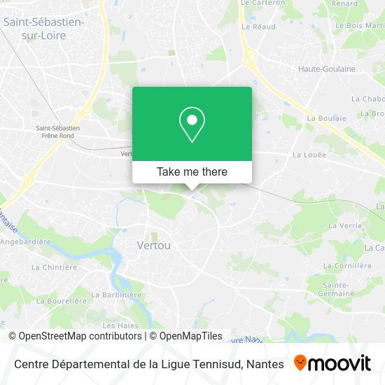 Centre Départemental de la Ligue Tennisud map