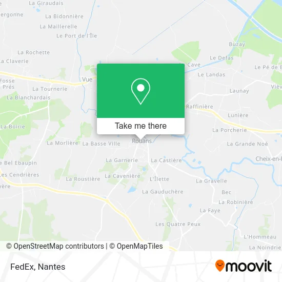 FedEx map