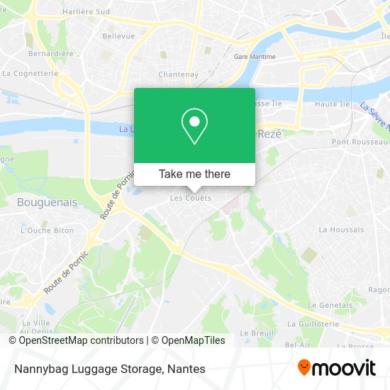 Nannybag Luggage Storage map