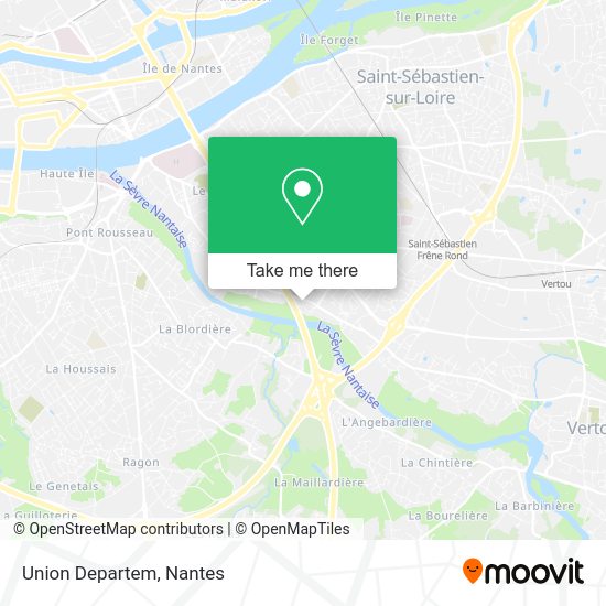Union Departem map