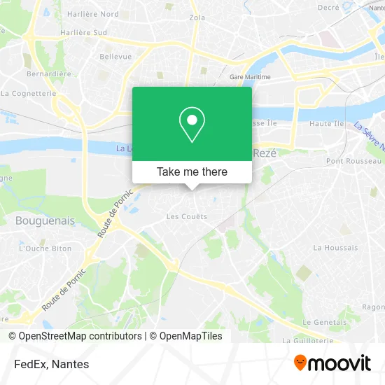 FedEx map