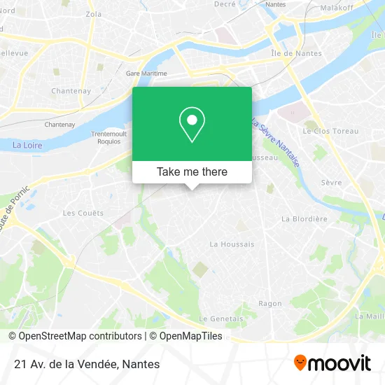 Mapa 21 Av. de la Vendée
