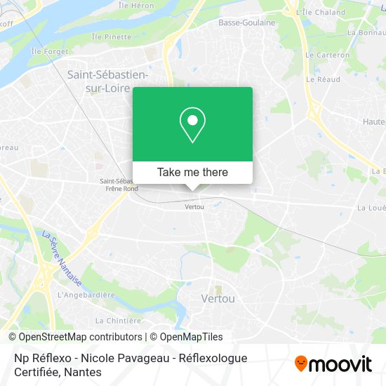 Np Réflexo - Nicole Pavageau - Réflexologue Certifiée map
