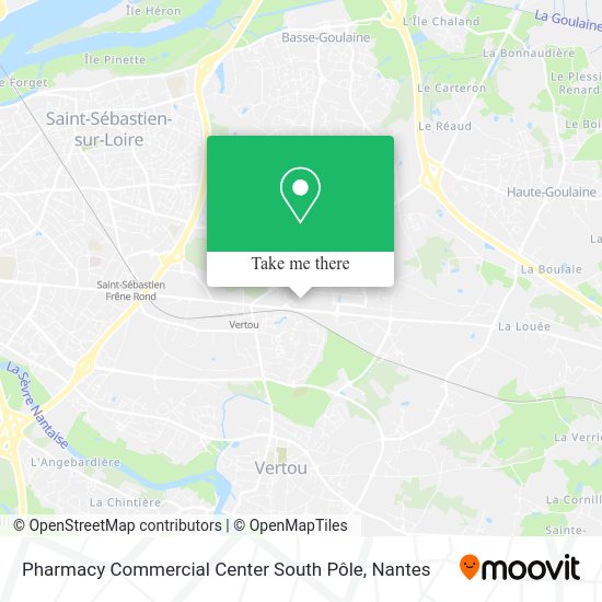 Pharmacy Commercial Center South Pôle map