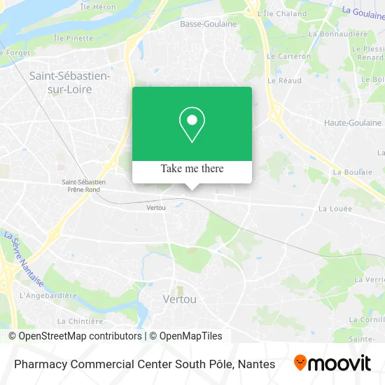 Pharmacy Commercial Center South Pôle map