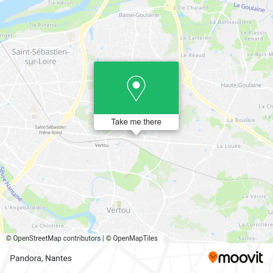 Pandora map