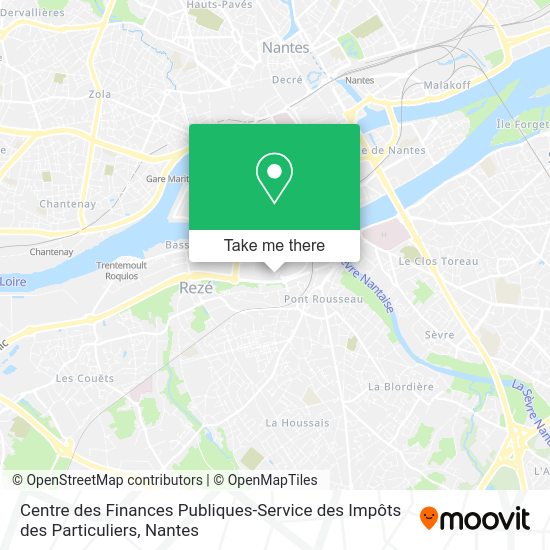 Centre des Finances Publiques-Service des Impôts des Particuliers map