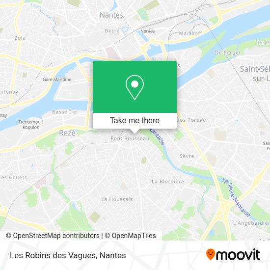 Les Robins des Vagues map