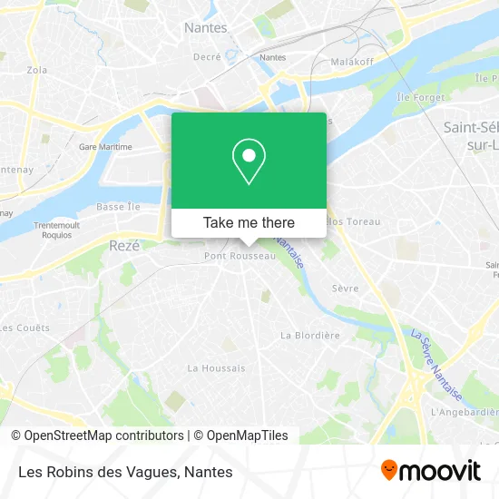 Les Robins des Vagues map