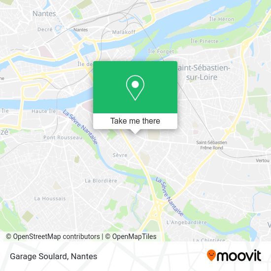 Garage Soulard map